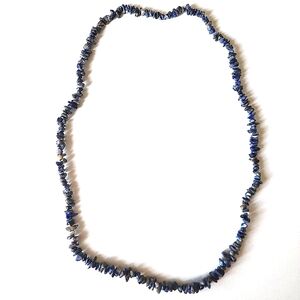 Lapis Lazuli chip necklace